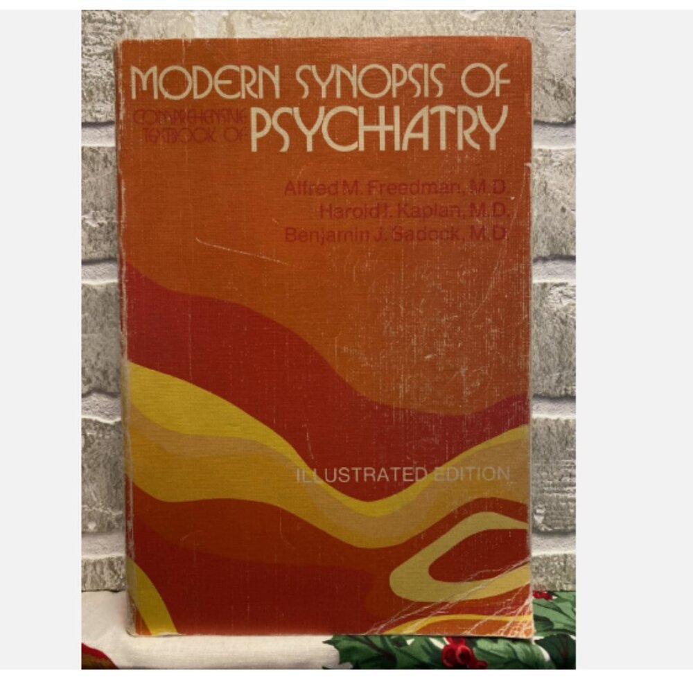 Vintage 1976 Modern Synopsis of Psychiatry Textbook Freedman Kaplan Paperback